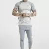 SikSilk Impulse- T-Shirt Print - Grey Marl & Grey 1 SikSilk Impulse- T-Shirt Print - Grey Marl & Grey -Outlet SikSilk Winkel b6a08a9c5537414d85fbc8240ad6b73b