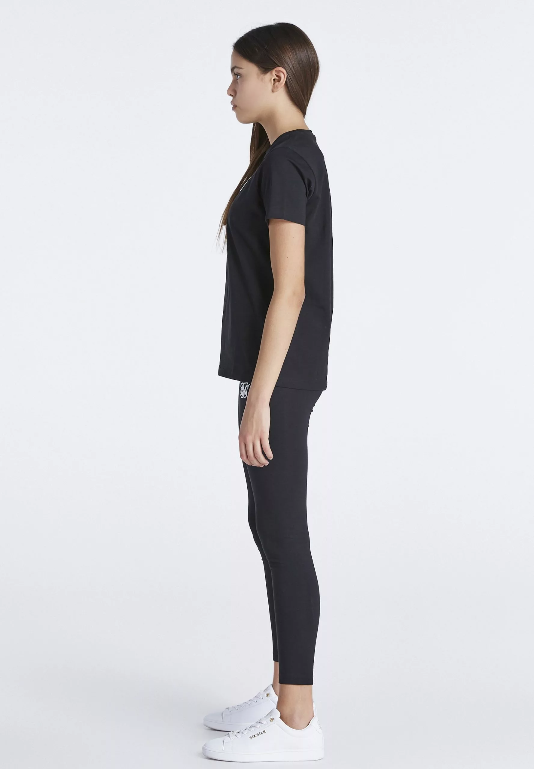 SikSilk Boyfriend Tee - T-Shirt Basic - Black 6 SikSilk Boyfriend Tee - T-Shirt Basic - Black - Afbeelding 4