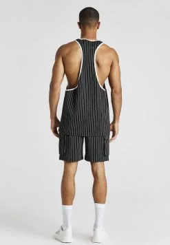 SikSilk Anniversary Racer- Top - Black -Outlet SikSilk Winkel b7ca0682ed7b407696ec5c63febe0fbb