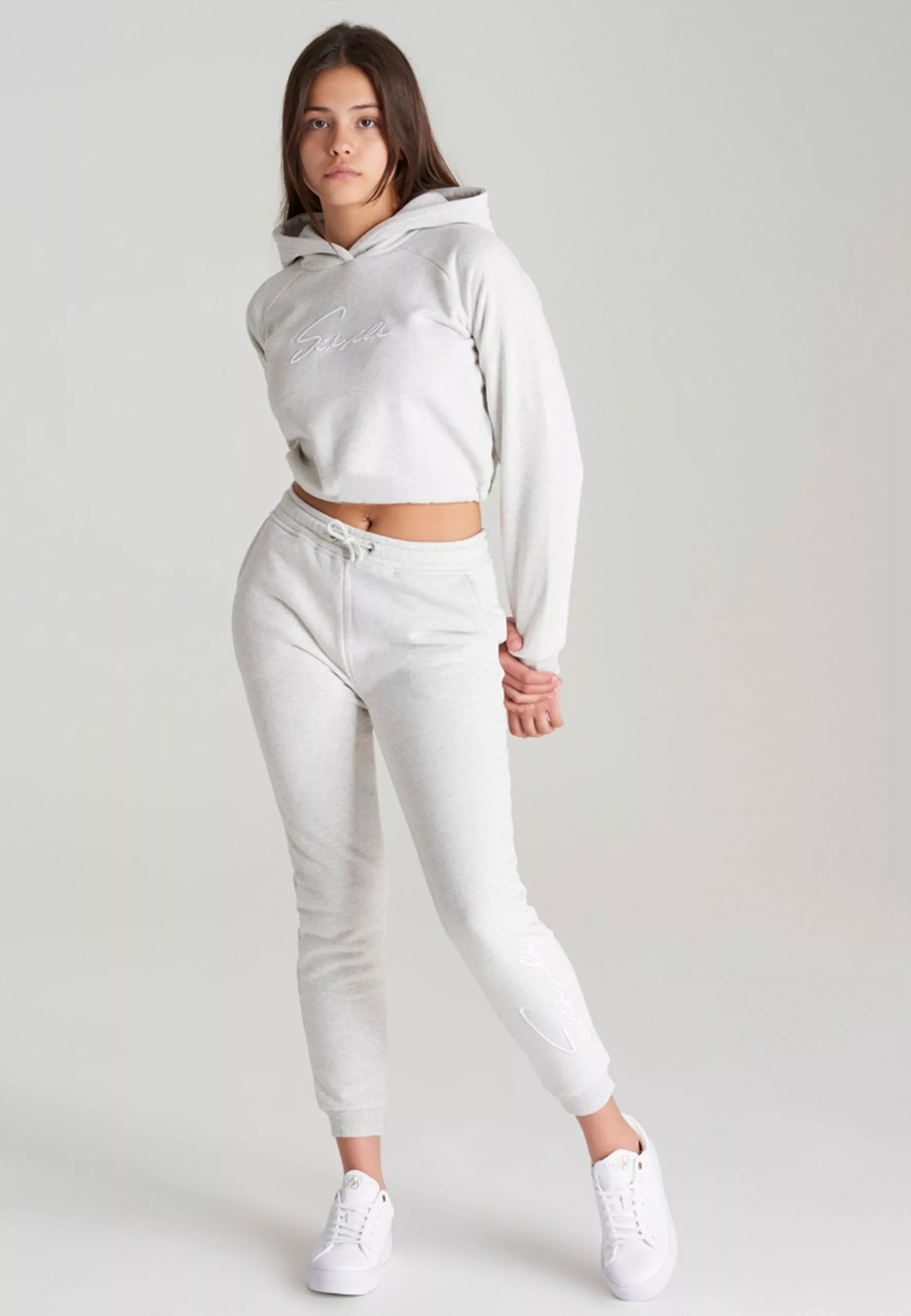 SikSilk Hoodie - Grey Marl 3 SikSilk Hoodie - Grey Marl