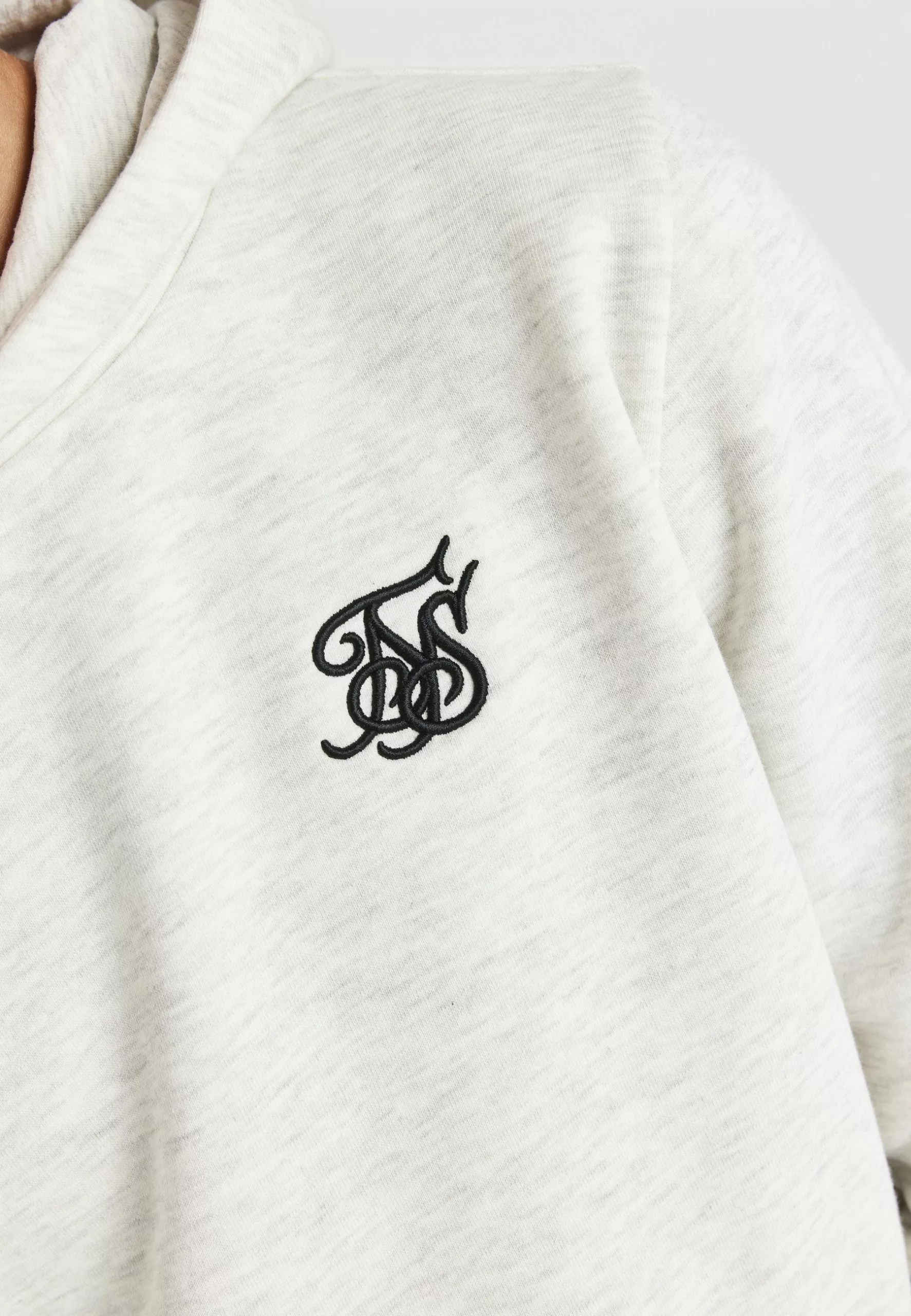 SikSilk Overhead- Hoodie - Snow Marl 6 SikSilk Overhead- Hoodie - Snow Marl - Afbeelding 4