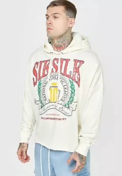 SikSilk Oversized - Hoodie - Ecru