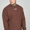 SikSilk Script Logo- Sweater - Brown 1 SikSilk Script Logo- Sweater - Brown -Outlet SikSilk Winkel be254025fabf49d6850f70d94ec2abfa