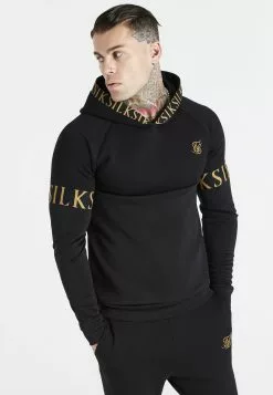 Voorkant 16 SikSilk Sweater - Black & Gold