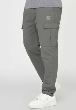 SikSilk Smart Carrot Fit Pants - Cargobroek - Grey -Outlet SikSilk Winkel c15ead0d9de141dd823d206436a727b5