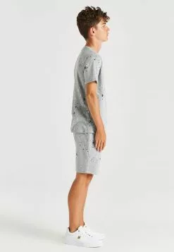 SikSilk Paint Splatter - T-Shirt Print - Grey -Outlet SikSilk Winkel c262244a43da4ce48c0bfedc6ac2f8c3