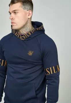 SikSilk Dynamic Overhead - Hoodie - Navy -Outlet SikSilk Winkel c42c1b9167484721b82e5f56060130eb
