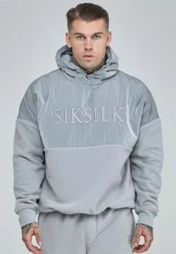 SikSilk Polar Cut Sew Overhead- Fleece Trui - Grey