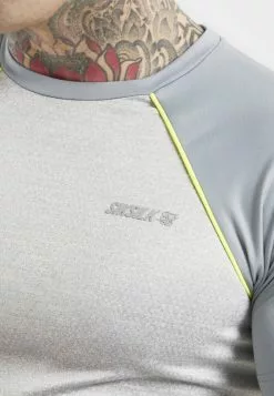 SikSilk Impulse- T-Shirt Print - Grey Marl & Grey 11 SikSilk Impulse- T-Shirt Print - Grey Marl & Grey -Outlet SikSilk Winkel c5f3c2bd508941cd8e12a57ad53293a6