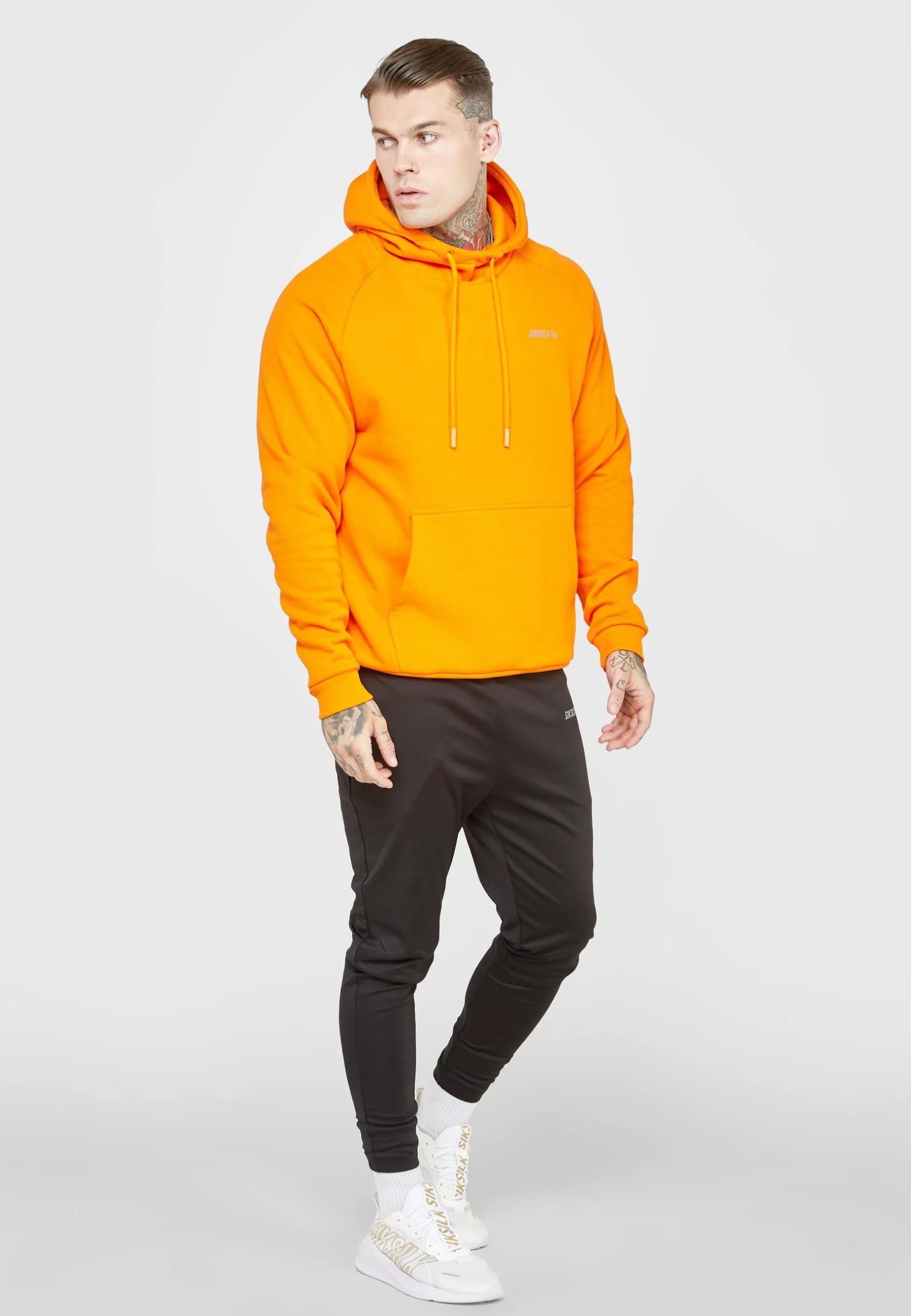 SikSilk Hoodie - Orange 6 SikSilk Hoodie - Orange - Afbeelding 4