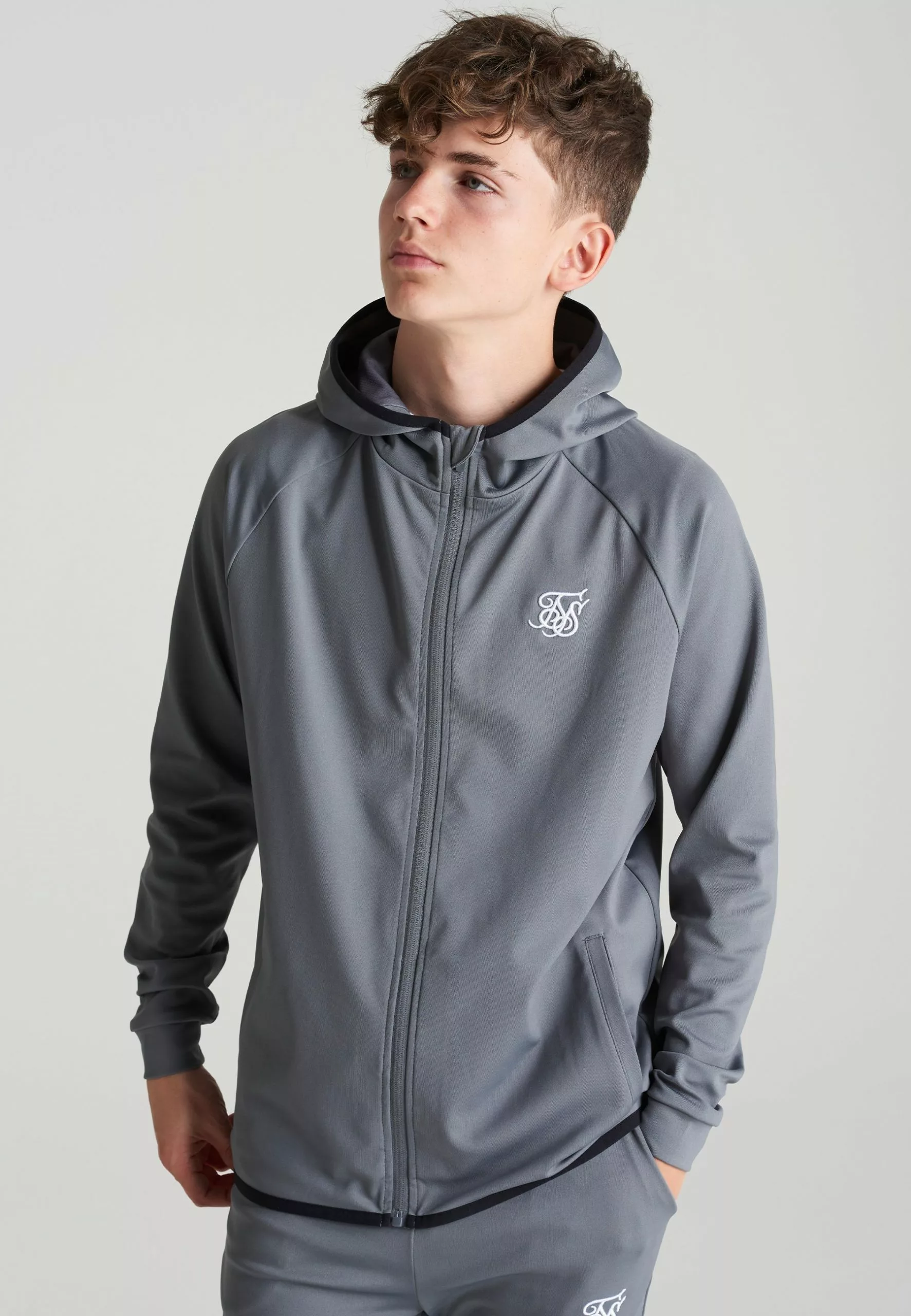 SikSilk Hoodie - Grey 4 SikSilk Hoodie - Grey - Afbeelding 2