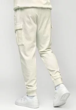 SikSilk Jogger - Cargobroek - Ecru -Outlet SikSilk Winkel cb1da89d7a43480ba1517b02bc262ef5