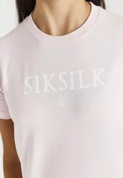 SikSilk Branded Tee - T-Shirt Print - Pink 9 SikSilk Branded Tee - T-Shirt Print - Pink -Outlet SikSilk Winkel ccd9ac7a03b5489d97b42a6eae135ee5