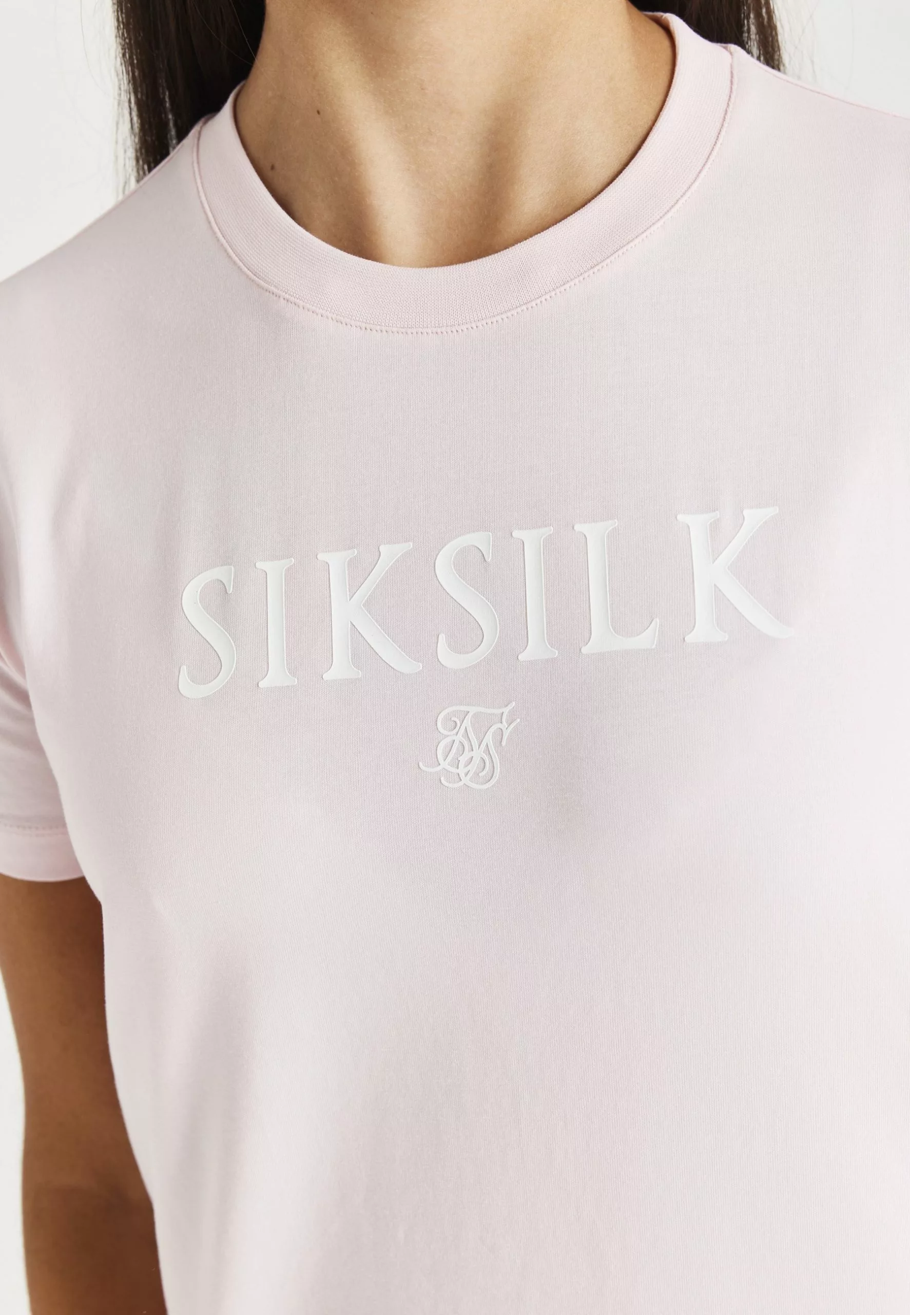 SikSilk Branded Tee - T-Shirt Print - Pink 6 SikSilk Branded Tee - T-Shirt Print - Pink - Afbeelding 4