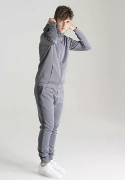 SikSilk Sweater Met Rits - Grey & Reflective