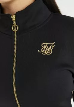SikSilk Sweater Met Rits - Black -Outlet SikSilk Winkel ce13b82697124164bc9292196e4dc1cd
