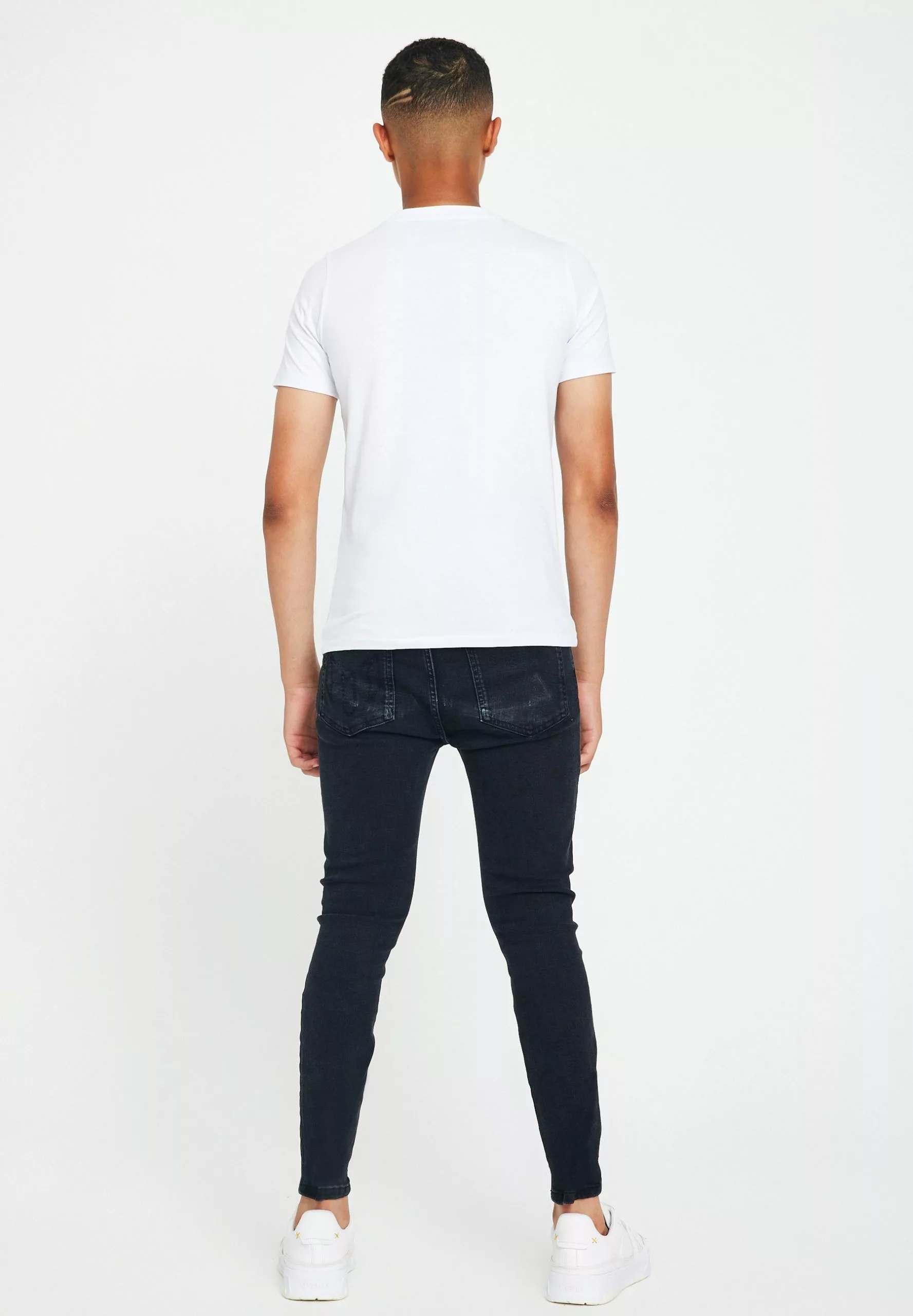 SikSilk T-Shirt Print - White 5 SikSilk T-Shirt Print - White - Afbeelding 3