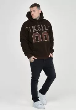 SikSilk Borg Oversized Hoodie - Hoodie - Dark Brown 8 SikSilk Borg Oversized Hoodie - Hoodie - Dark Brown -Outlet SikSilk Winkel d47c422b1cc54c24856f0c585498fb1b