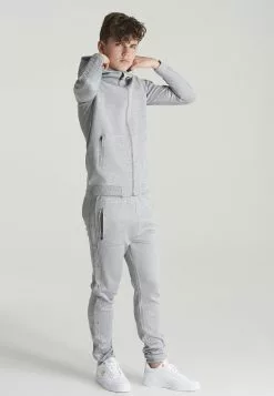 SikSilk Sweater Met Rits - Grey Marl