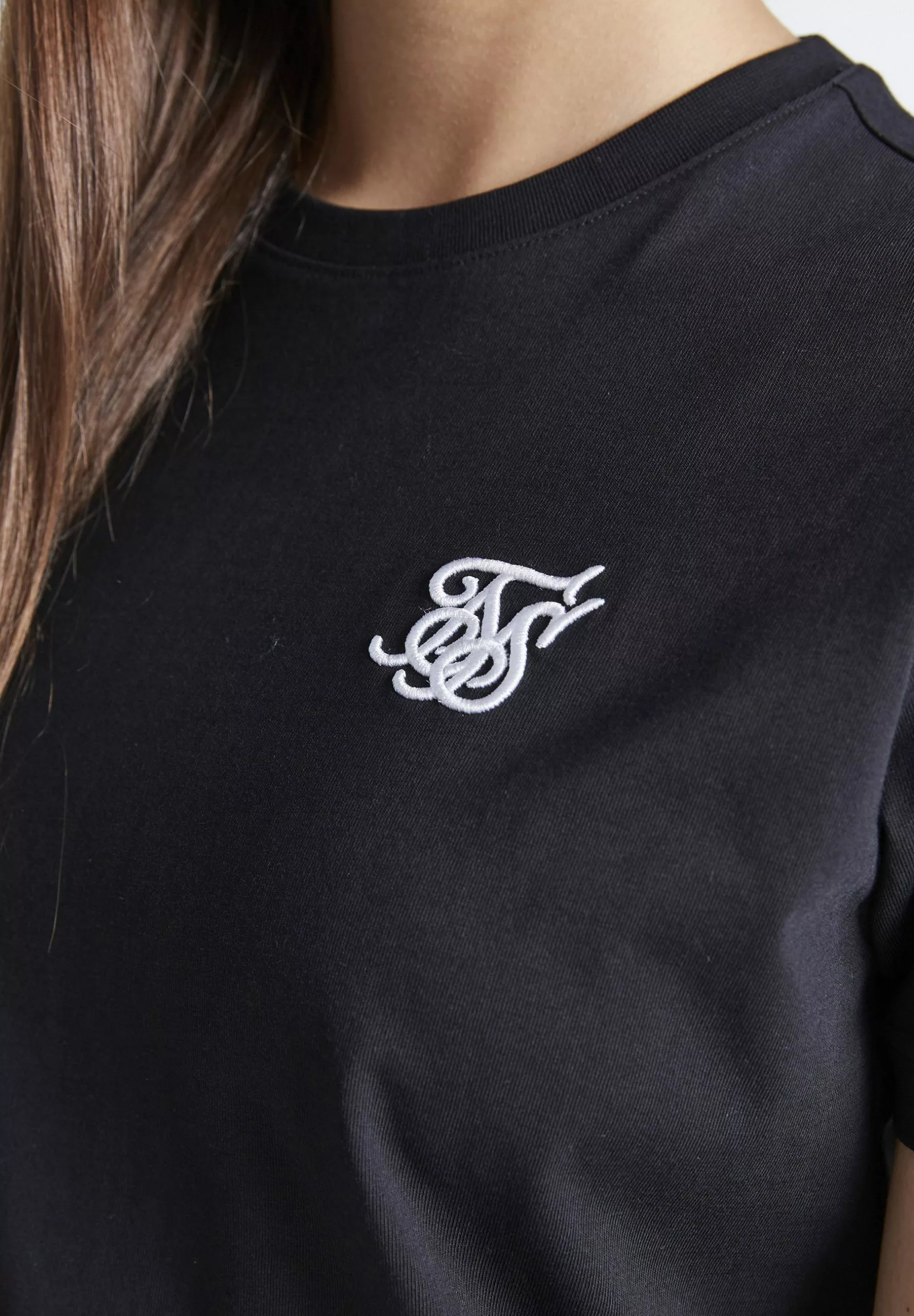 SikSilk Boyfriend Tee - T-Shirt Basic - Black 7 SikSilk Boyfriend Tee - T-Shirt Basic - Black - Afbeelding 5