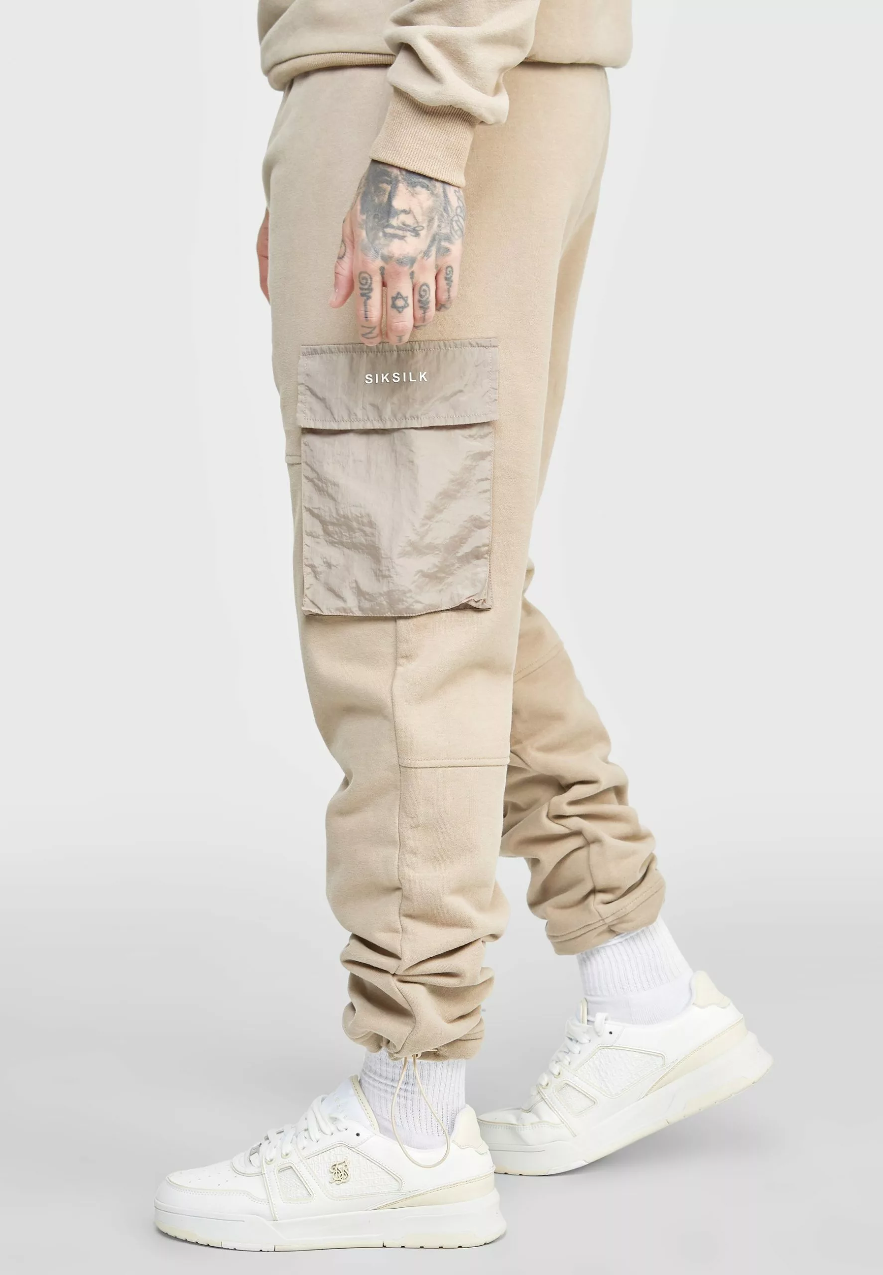 SikSilk Cargobroek - Tan 4 SikSilk Cargobroek - Tan - Afbeelding 2