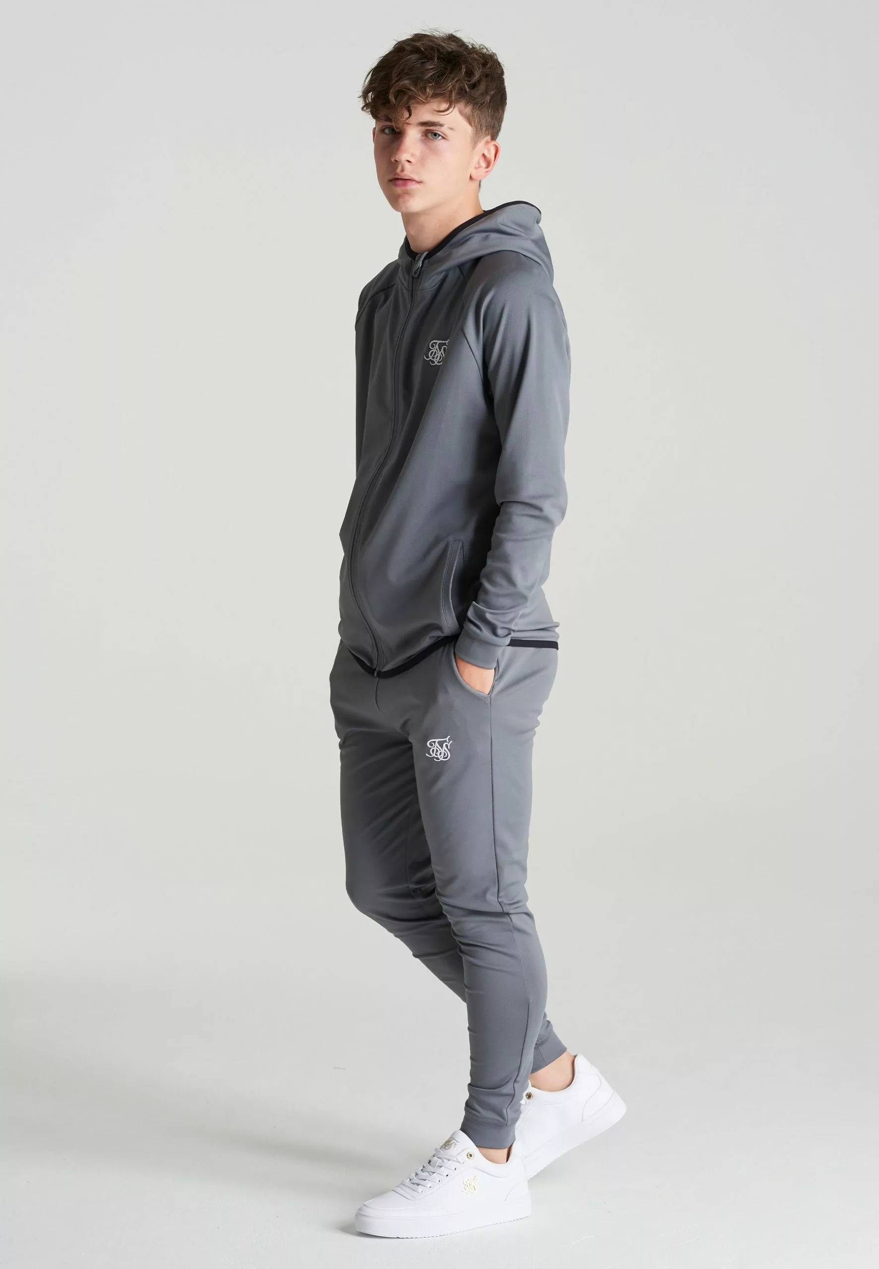SikSilk Hoodie - Grey 6 SikSilk Hoodie - Grey - Afbeelding 4