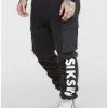 SikSilk Contrast Pocket Cargo Pant - Cargobroek - Black -Outlet SikSilk Winkel dafed916cf684bed9b08af3d20807a91