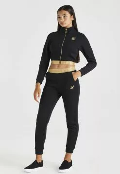 SikSilk Sweater Met Rits - Black