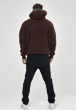 SikSilk Borg Oversized Hoodie - Hoodie - Brown -Outlet SikSilk Winkel dc2e2280bdb6408687bd524f5df8132d