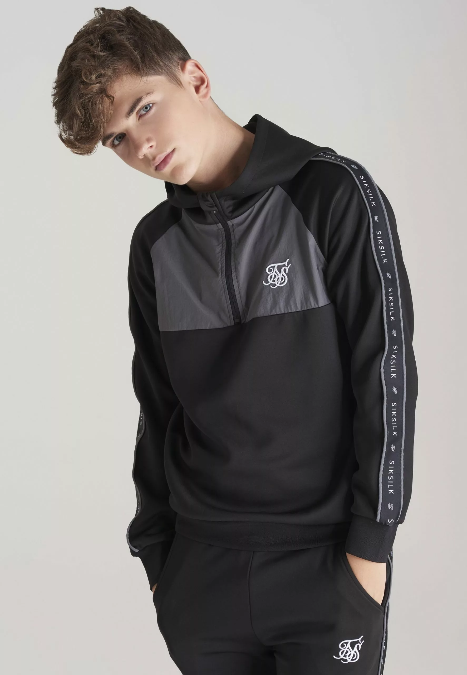 SikSilk Fusion - Hoodie - Black 3 SikSilk Fusion - Hoodie - Black