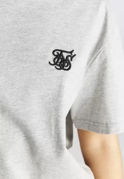 SikSilk T-Shirt Print - Grey Marl 10 SikSilk T-Shirt Print - Grey Marl -Outlet SikSilk Winkel dd3c04628128400ab39ee78fb369d914