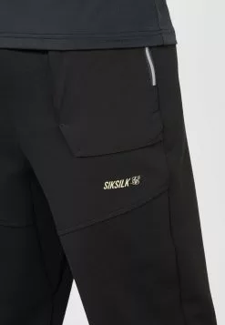 SikSilk Inject Pants - Trainingsbroek - Black -Outlet SikSilk Winkel ddd3543e6fa84d4aba764a72fdf3384d