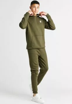 SikSilk Hoodie - Khaki -Outlet SikSilk Winkel deeb980c91384dfa8feabf4d689164f5