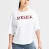SikSilk Boxy Fit Rhinestone - T-Shirt Print - White 2 SikSilk Boxy Fit Rhinestone - T-Shirt Print - White -Outlet SikSilk Winkel e1760e8e45964dd69f7402f2923c4dbc