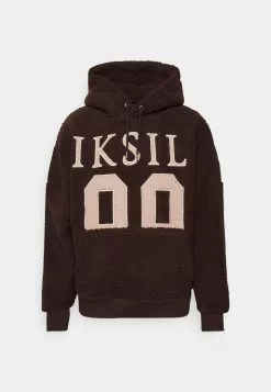 SikSilk Borg Oversized Hoodie - Hoodie - Brown -Outlet SikSilk Winkel e38b5679aef84c6e88ee86e2171a1f74