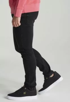 SikSilk Slim - Slim Fit Jeans - Black -Outlet SikSilk Winkel e470c86d7d1443b2b6fe7a8765ae7d7a