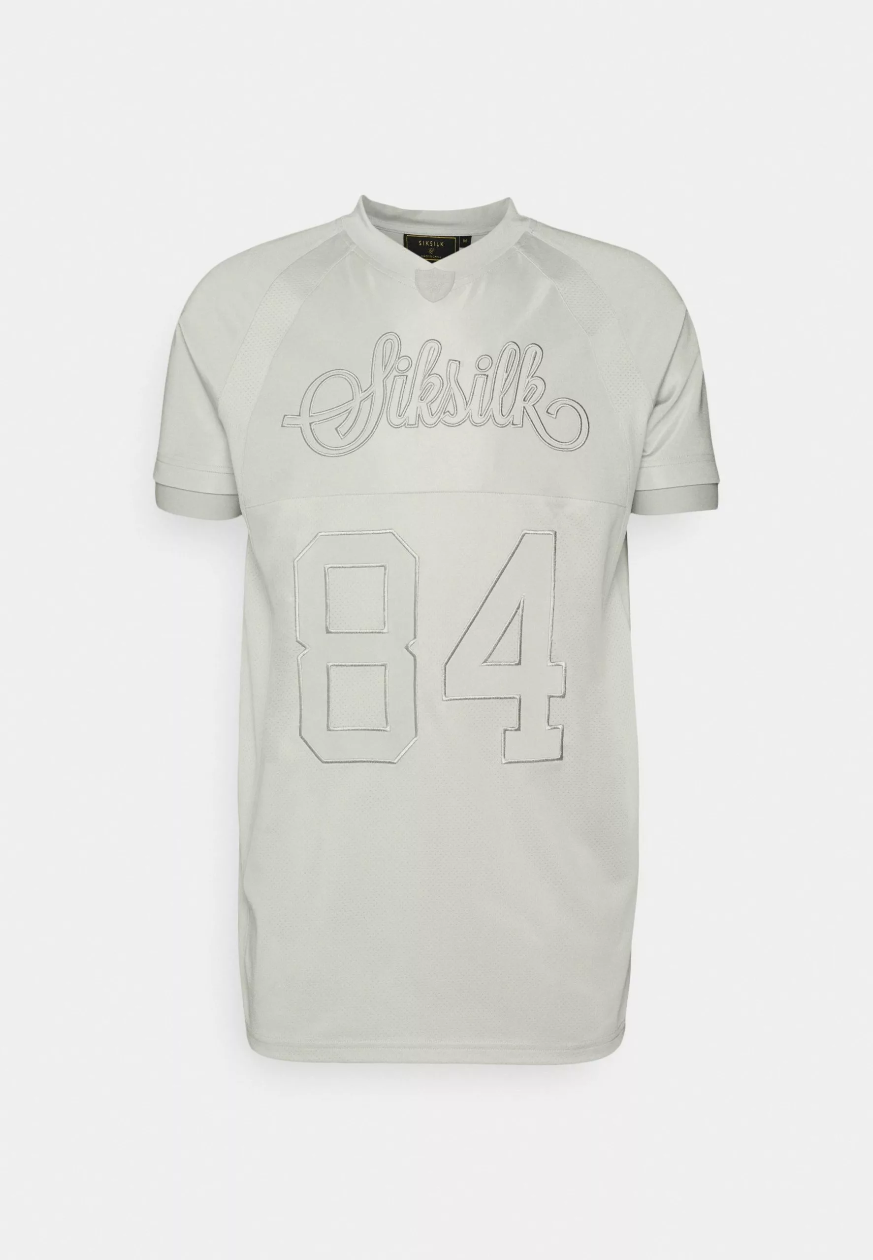 SikSilk Stretch Sports - T-Shirt Print - Grey 6 SikSilk Stretch Sports - T-Shirt Print - Grey - Afbeelding 4