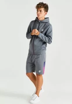 SikSilk Navigate Fade Panel - Shorts - Grey