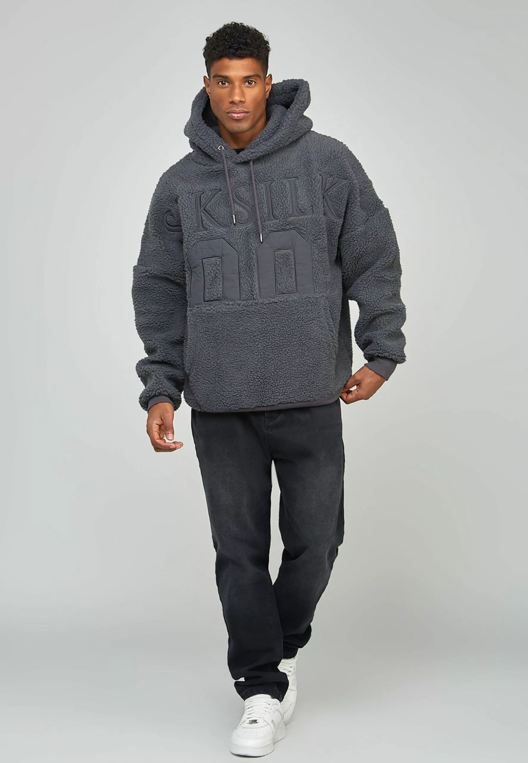 SikSilk Borg - Hoodie - Charcoal 4 SikSilk Borg - Hoodie - Charcoal - Afbeelding 2