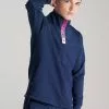 SikSilk Sweater Met Rits - Navy & Pink -Outlet SikSilk Winkel e624d5b4a68746b1a078ce2b75fdce71