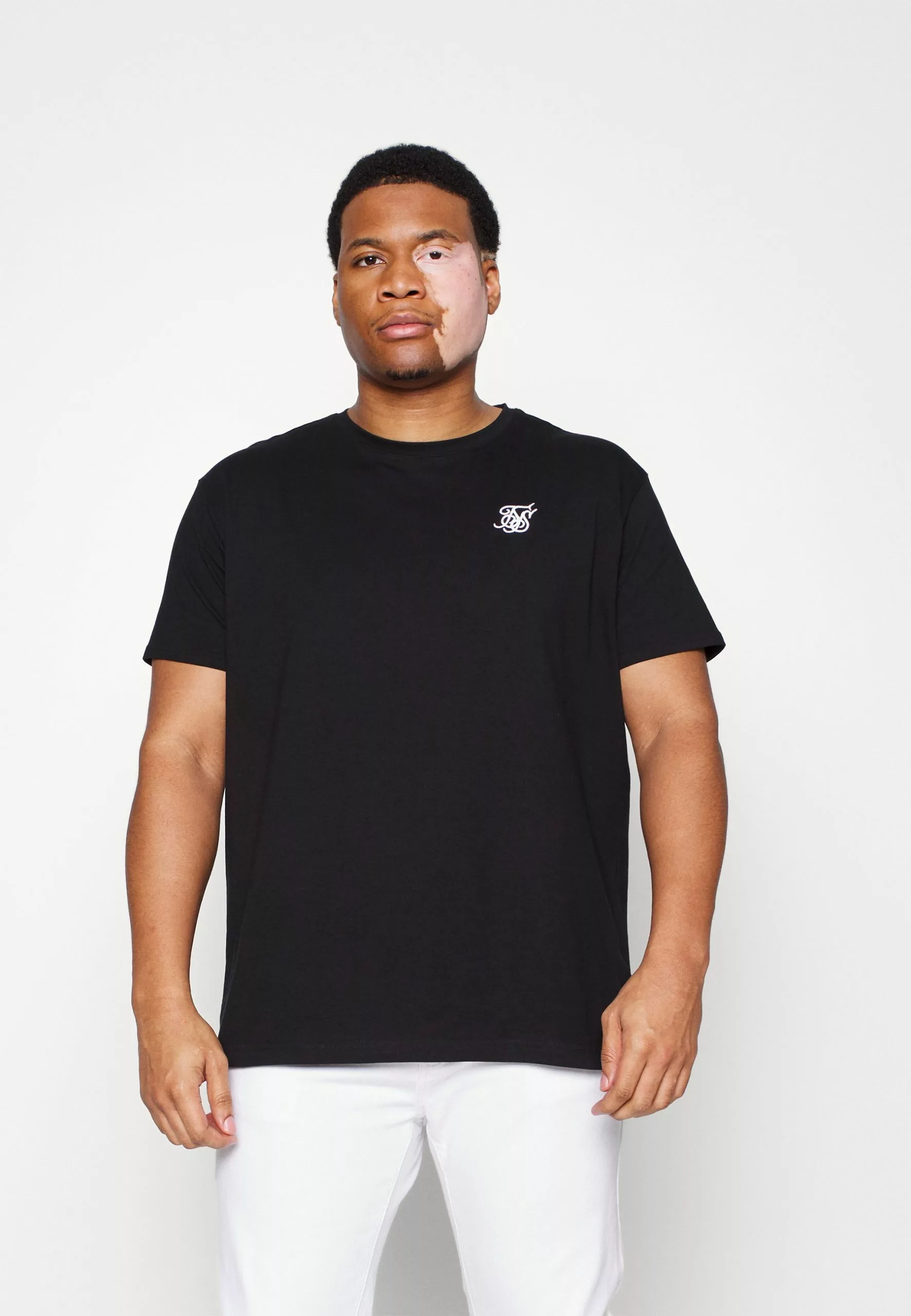 SikSilk Xtended Gym Tee - T-Shirt Basic - Black 3 SikSilk Xtended Gym Tee - T-Shirt Basic - Black