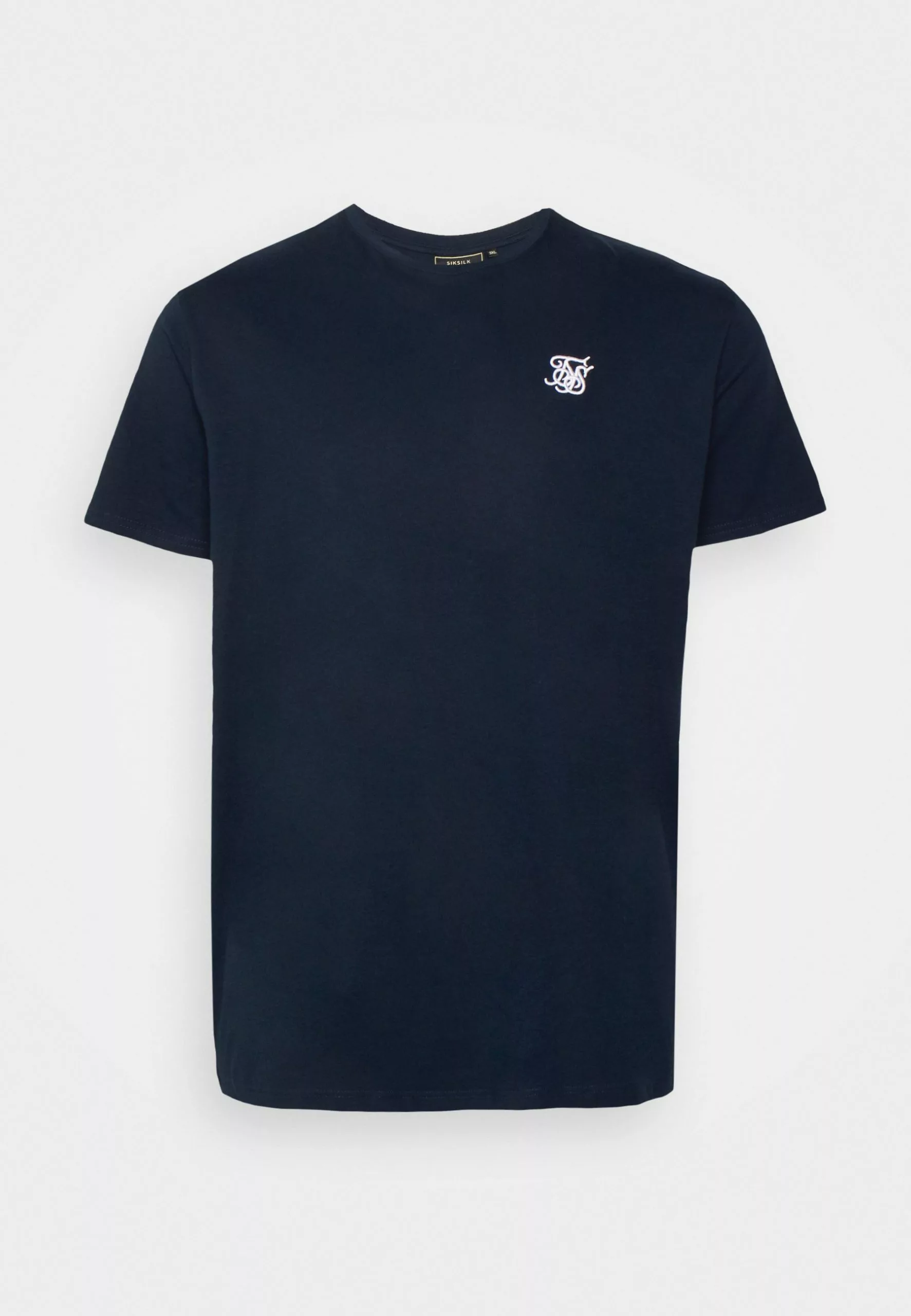 SikSilk Extended Gym Tee - T-Shirt Basic - Navy 7 SikSilk Extended Gym Tee - T-Shirt Basic - Navy - Afbeelding 5