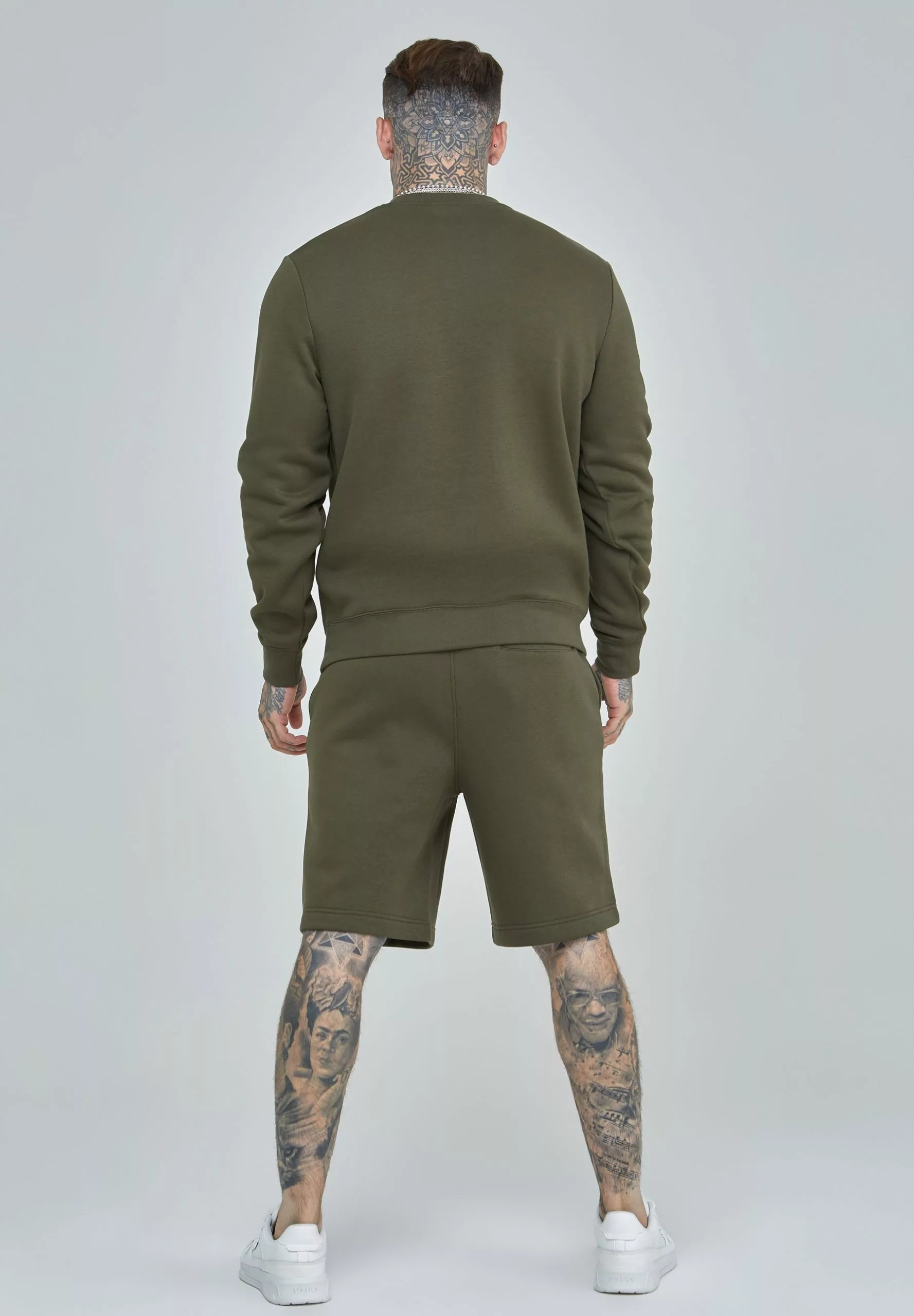 SikSilk Essential - Sweater - Khaki 5 SikSilk Essential - Sweater - Khaki - Afbeelding 3