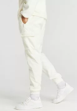 SikSilk Relaxed - Cargobroek - Ecru -Outlet SikSilk Winkel ecb54ed2da3944f1bbe88df33baf571b