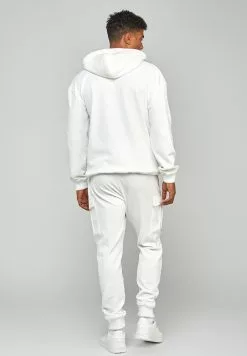 SikSilk Corduroy Applique Logo- Hoodie - Ecru -Outlet SikSilk Winkel ed5ea7ca69674a2e9509959176403520