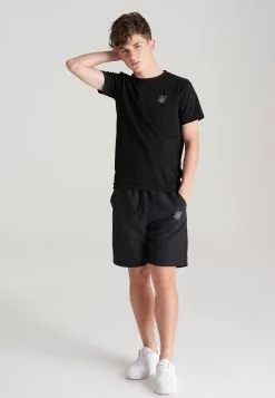 SikSilk Division - T-Shirt Basic - Black -Outlet SikSilk Winkel edb44303d38e4749b57edc073bfaf19c