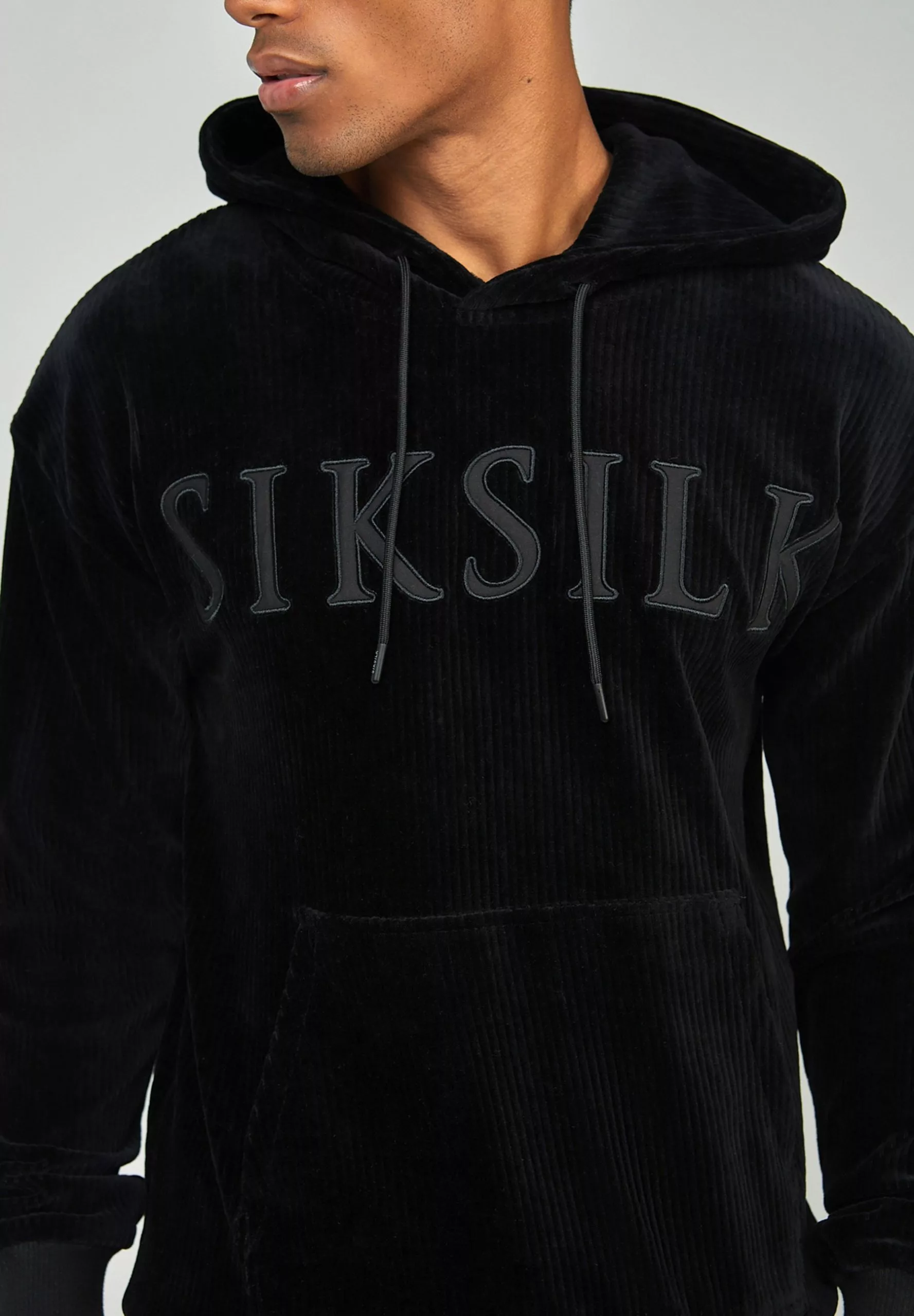SikSilk Applique - Hoodie - Black 6 SikSilk Applique - Hoodie - Black - Afbeelding 4