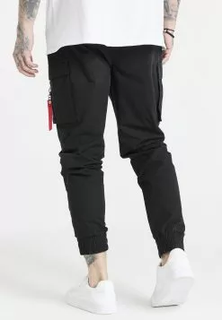 Siksilk Essential Flight Cargo - Cargobroek - Black -Outlet SikSilk Winkel ef4c8f03d1a24c458383660de6a63e0c