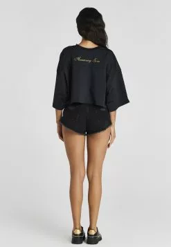 SikSilk Retro Football- Longsleeve - Black -Outlet SikSilk Winkel f168c423eef1466596e7393407fbe5ac