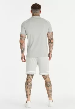 SikSilk Stretch Sports - T-Shirt Print - Grey 9 SikSilk Stretch Sports - T-Shirt Print - Grey -Outlet SikSilk Winkel f1705a09a5e2473a85e7de21414b3748